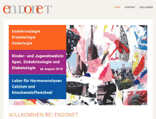 Tablet Screenshot of endonet.ch